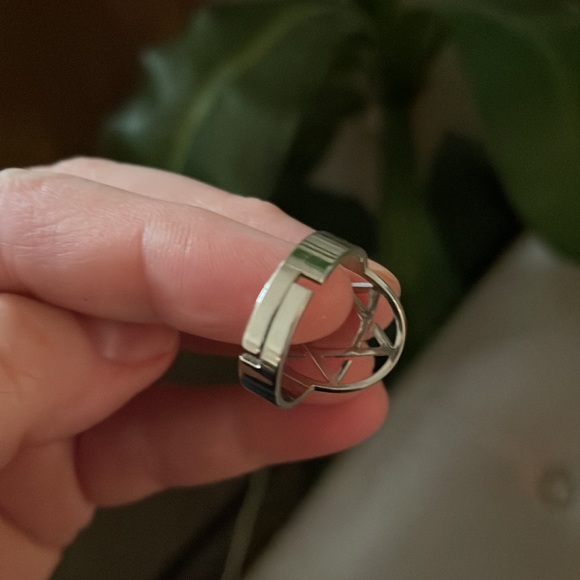 Star Of David Adjustable Ring - Picture 5 of 5